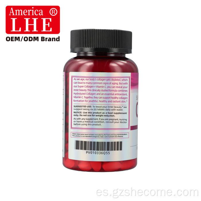 Shecome Multi Collagen Tablets Blanqueamiento de la piel multi colágeno